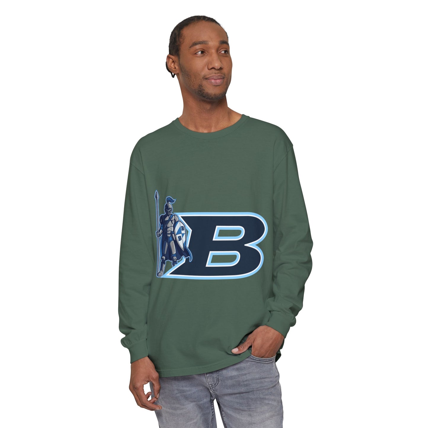 Garment-Dyed Long Sleeve Tee