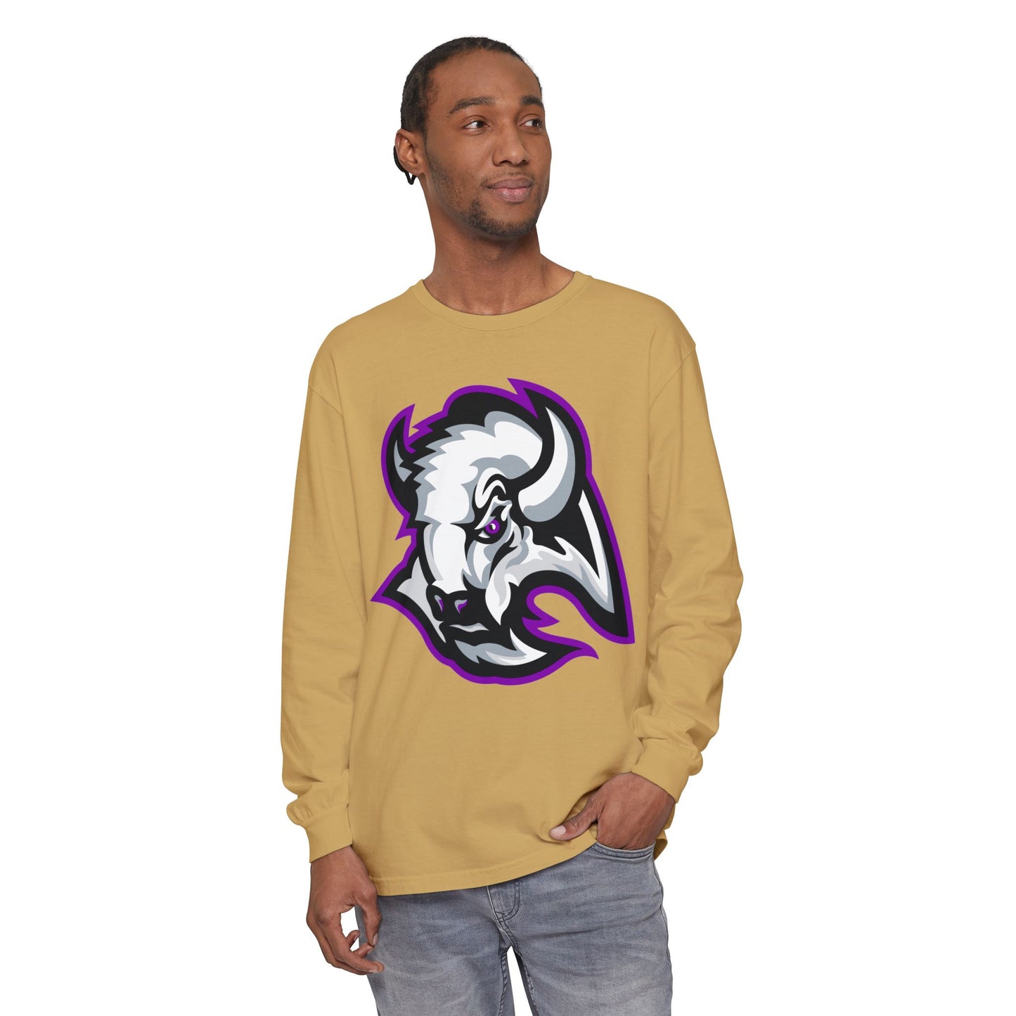 Garment-Dyed Long Sleeve Tee