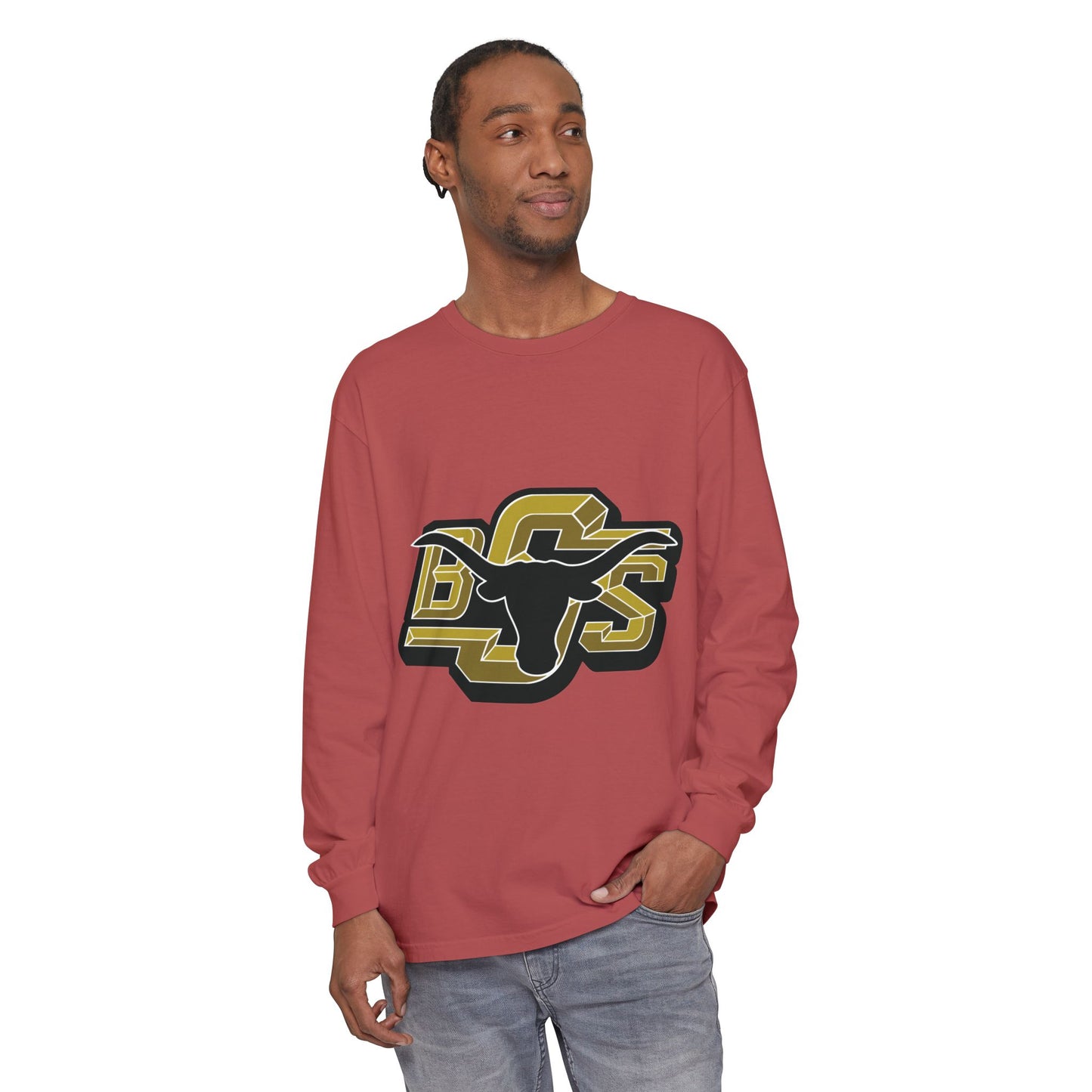Garment-Dyed Long Sleeve Tee
