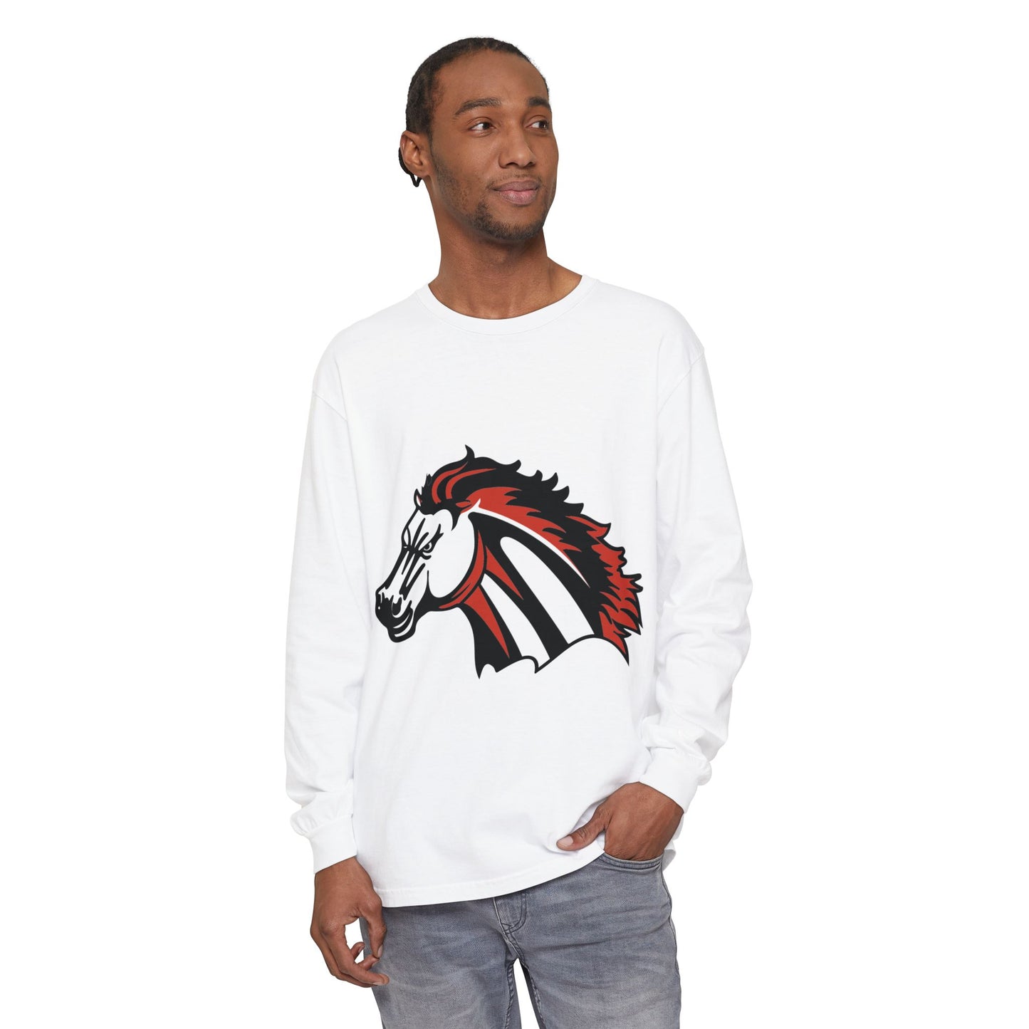 Garment-Dyed Long Sleeve Tee