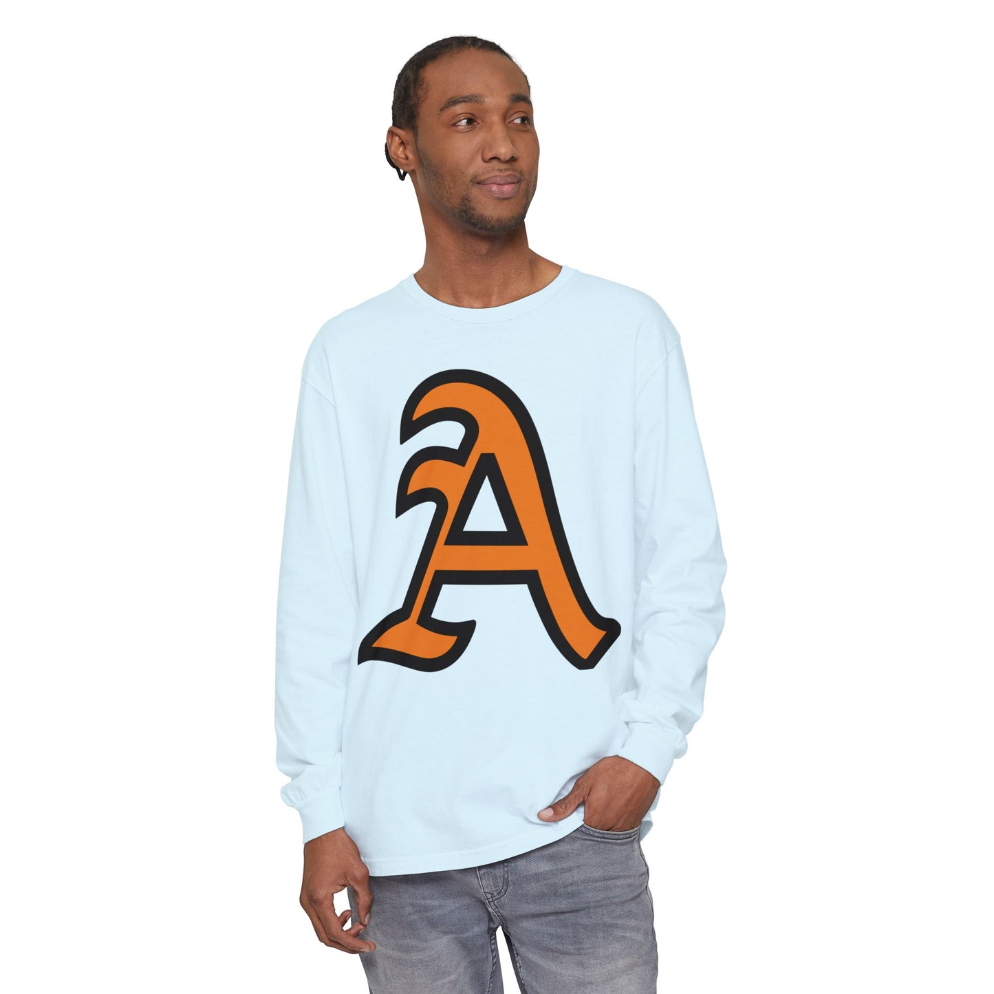 Garment-Dyed Long Sleeve Tee