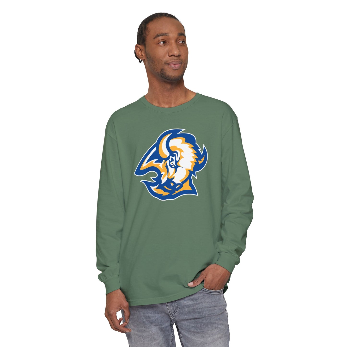 Garment-Dyed Long Sleeve Tee