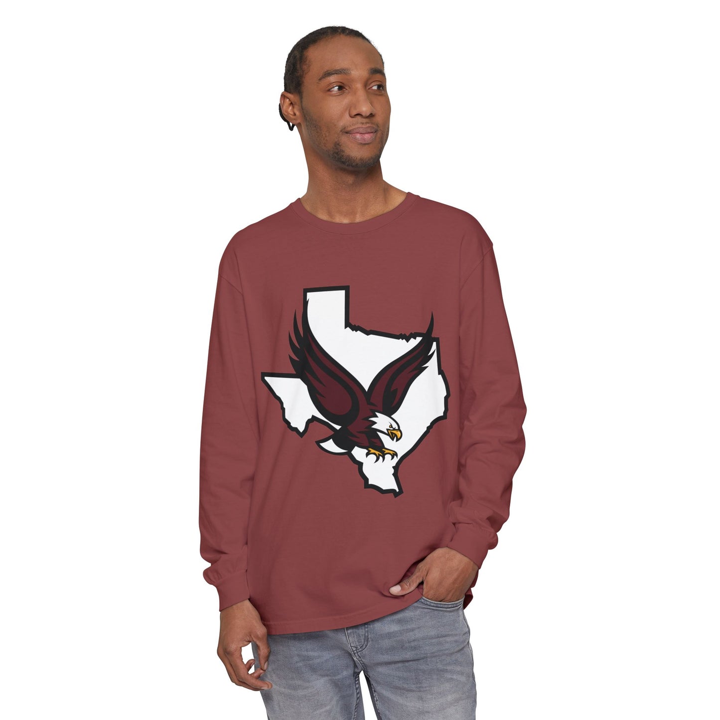 Garment-Dyed Long Sleeve Tee