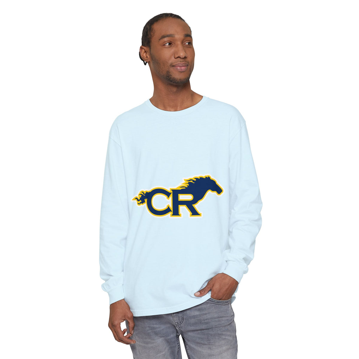 Garment-Dyed Long Sleeve Tee