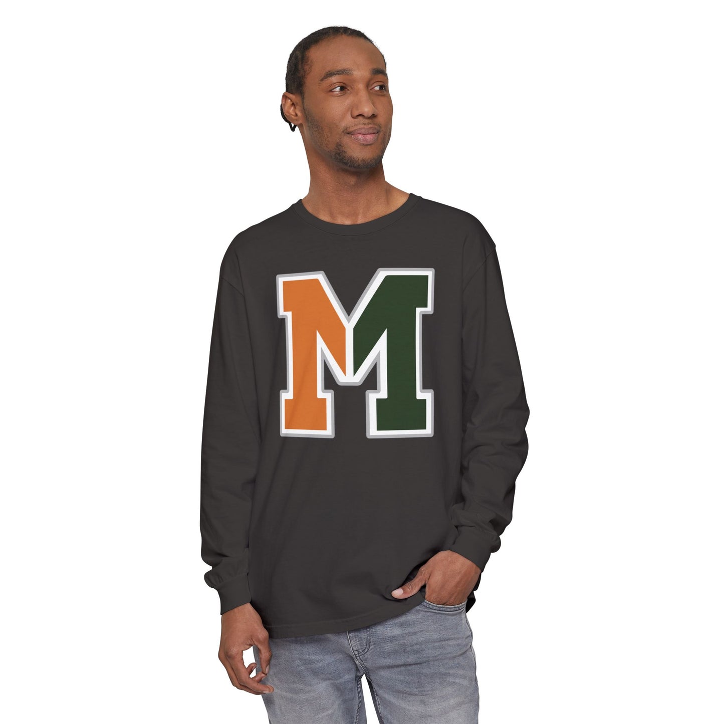 Garment-Dyed Long Sleeve Tee