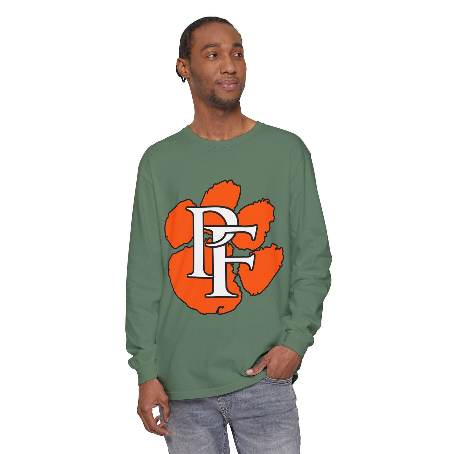 Garment-Dyed Long Sleeve Tee