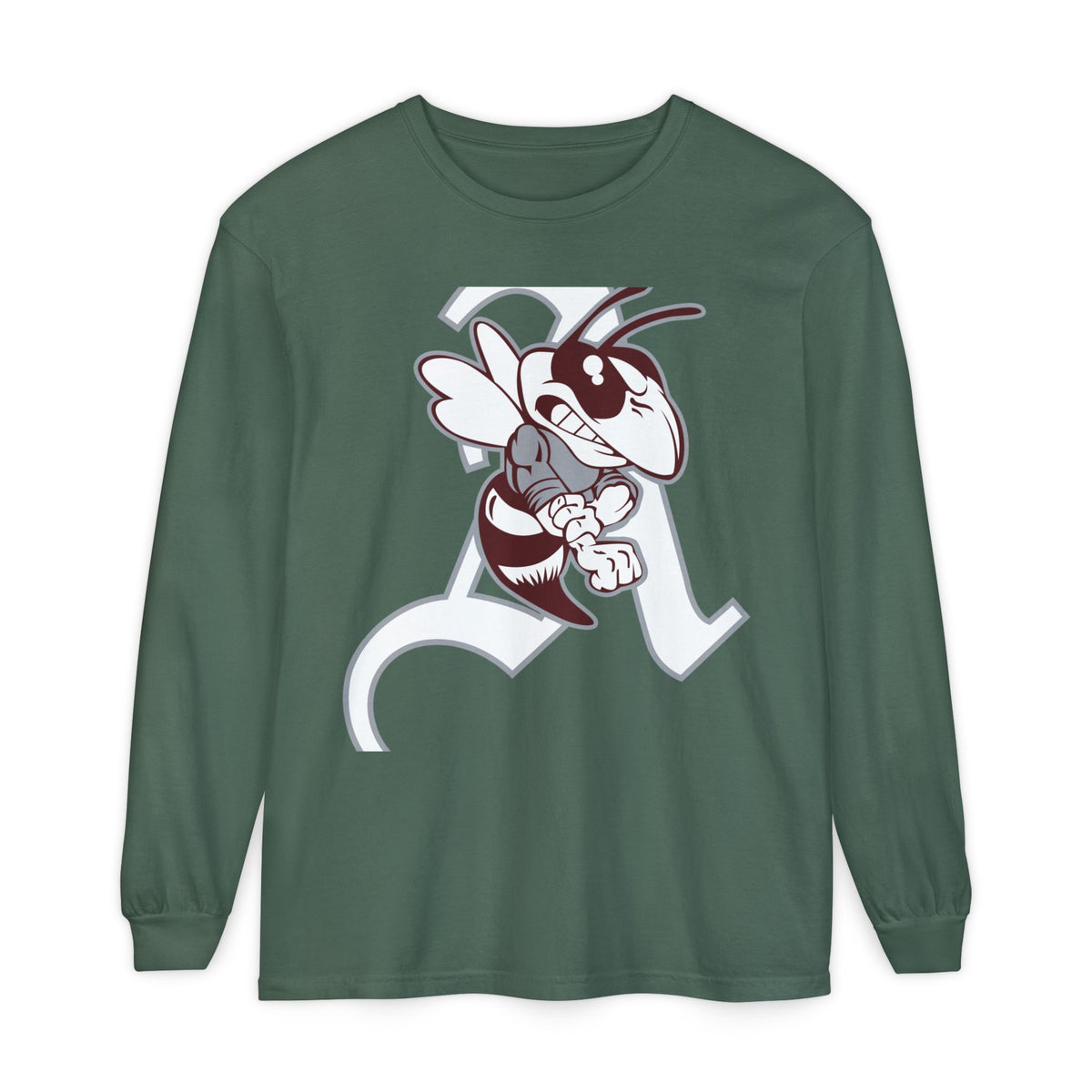 Garment-Dyed Long Sleeve Tee