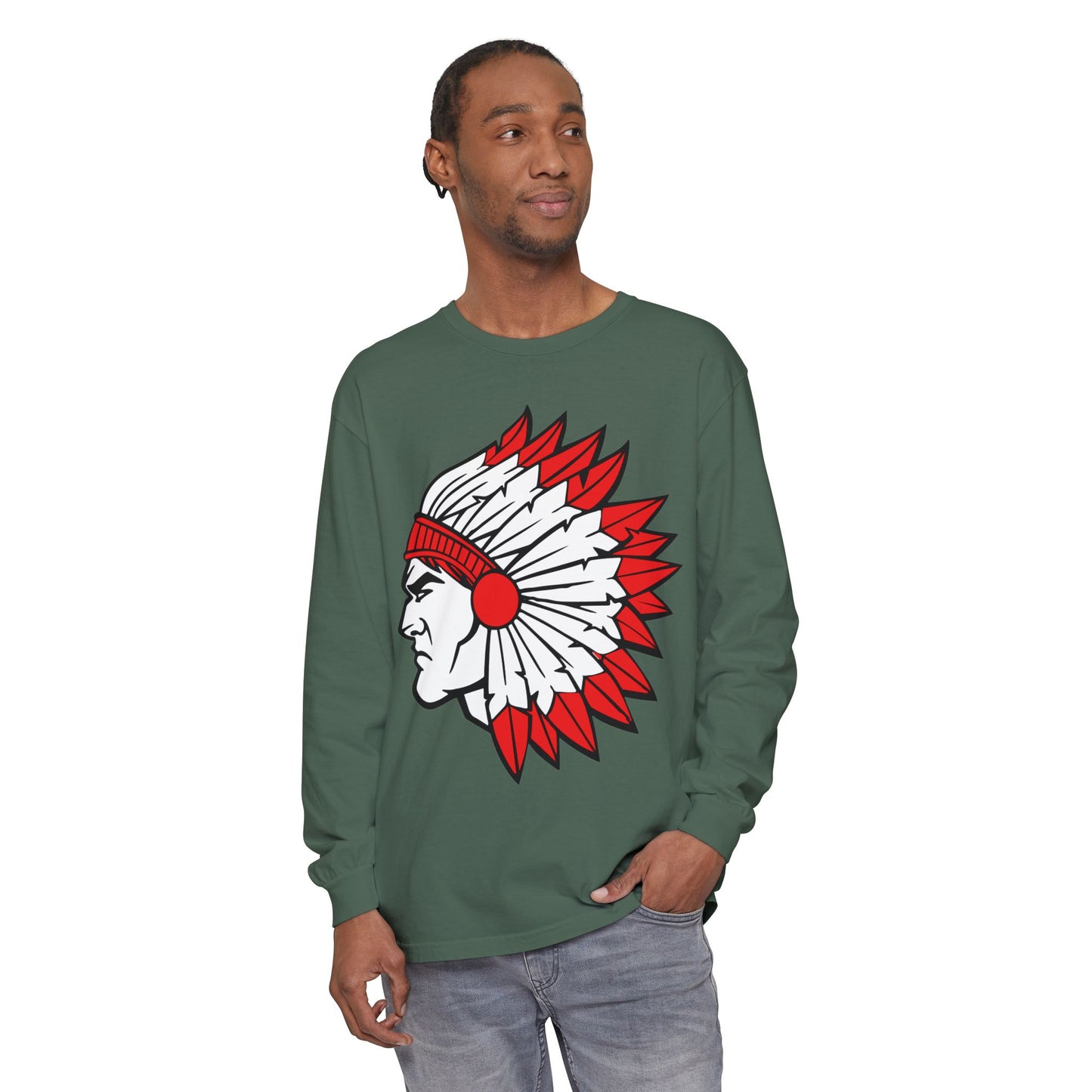 Garment-Dyed Long Sleeve Tee