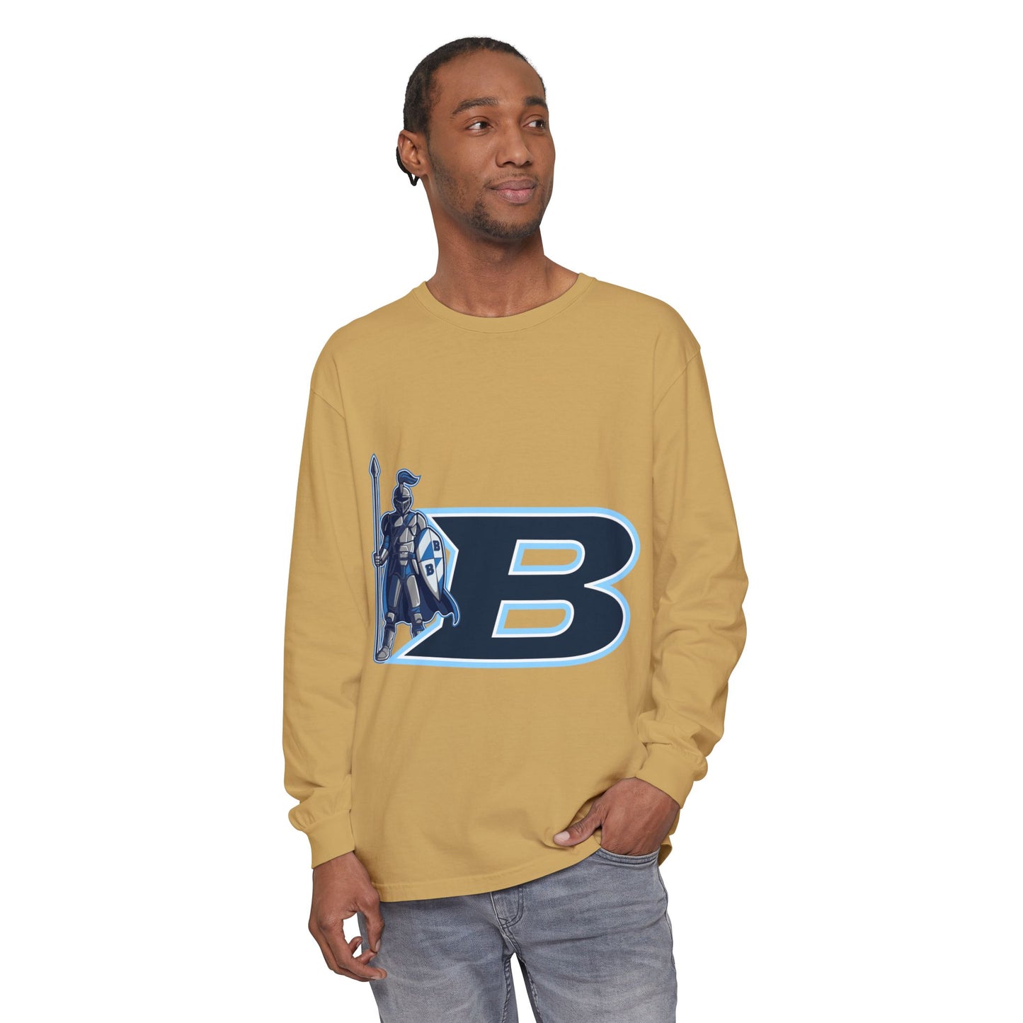 Garment-Dyed Long Sleeve Tee