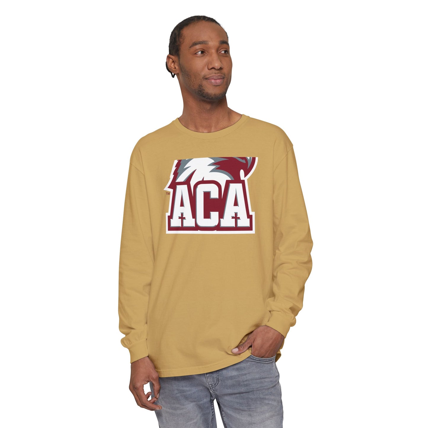 Garment-Dyed Long Sleeve Tee