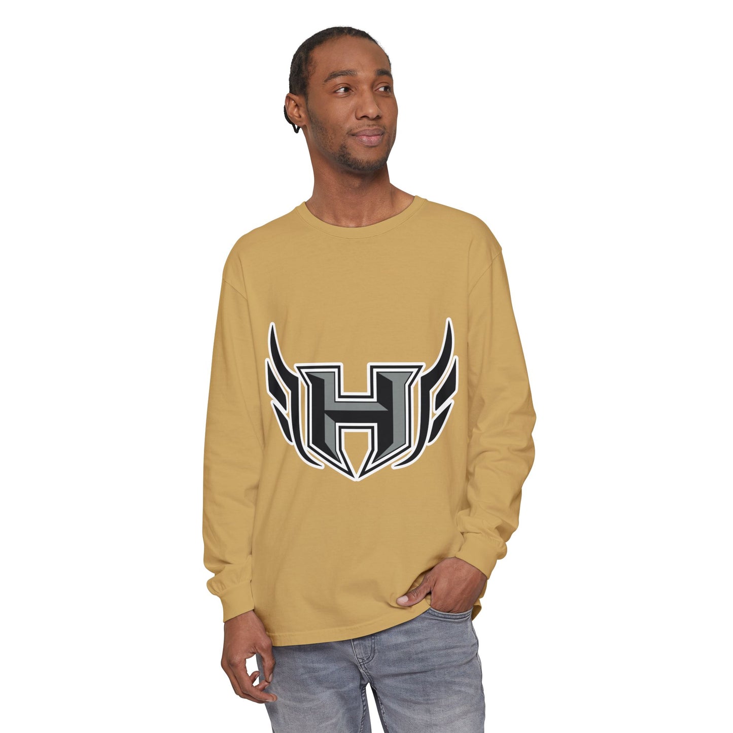Garment-Dyed Long Sleeve Tee