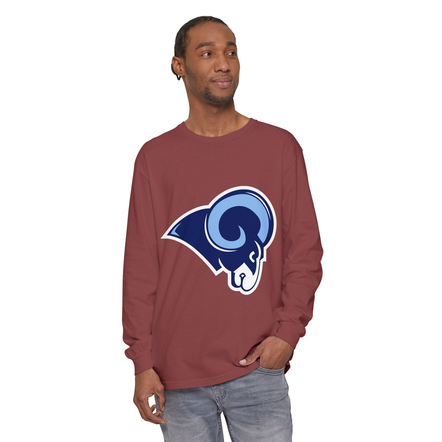 Garment-Dyed Long Sleeve Tee
