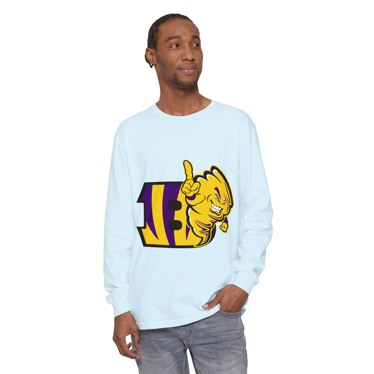 Garment-Dyed Long Sleeve Tee