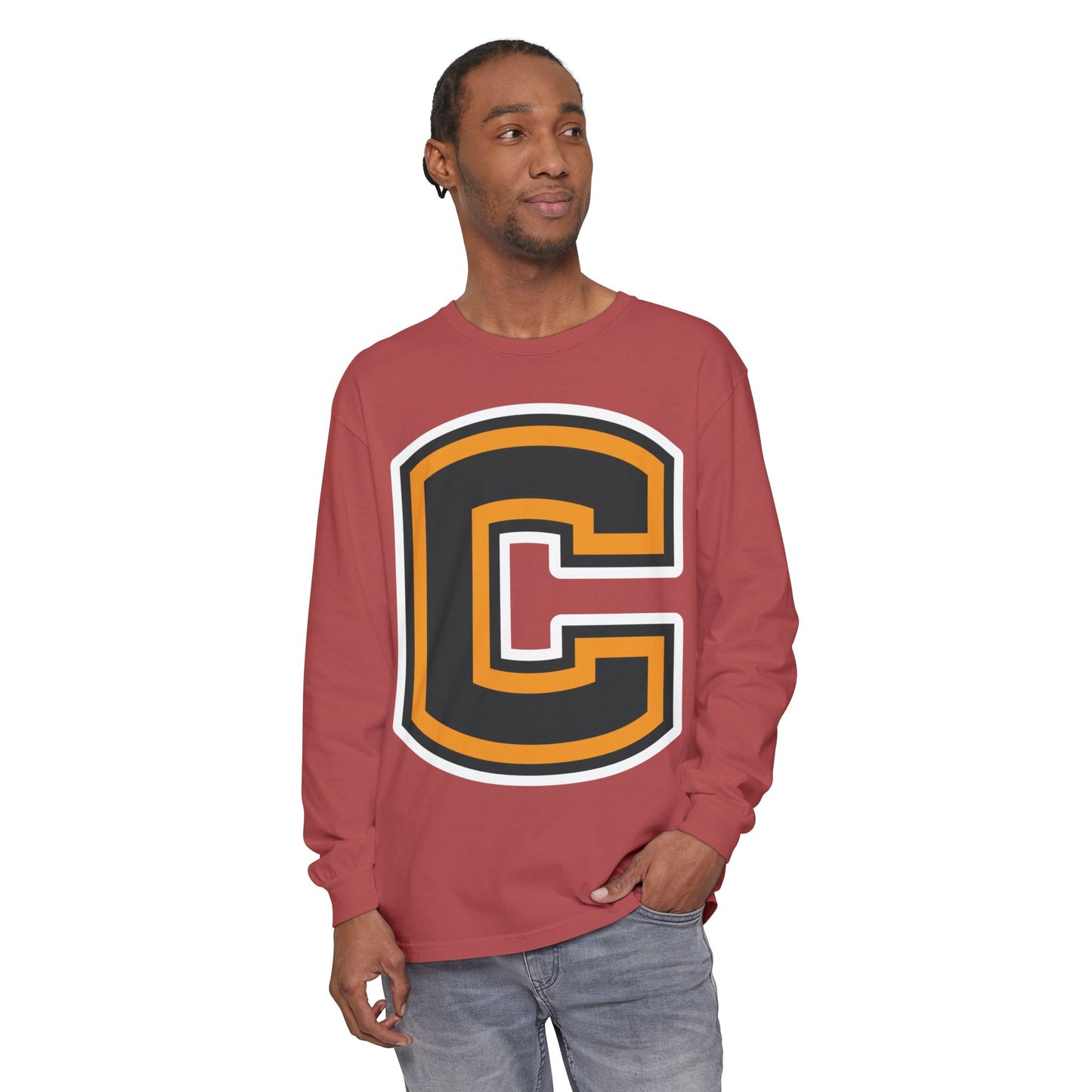 Garment-Dyed Long Sleeve Tee
