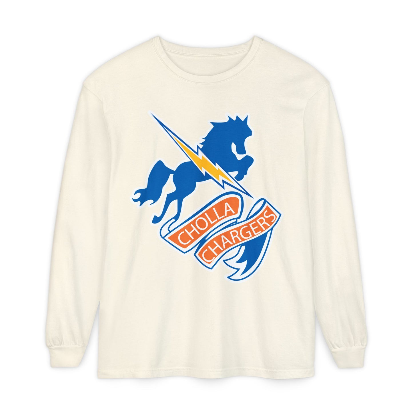 Garment-Dyed Long Sleeve Tee
