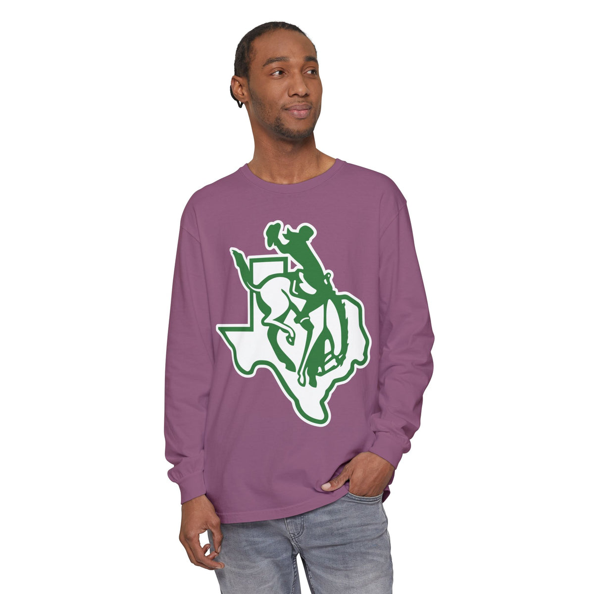Garment-Dyed Long Sleeve Tee