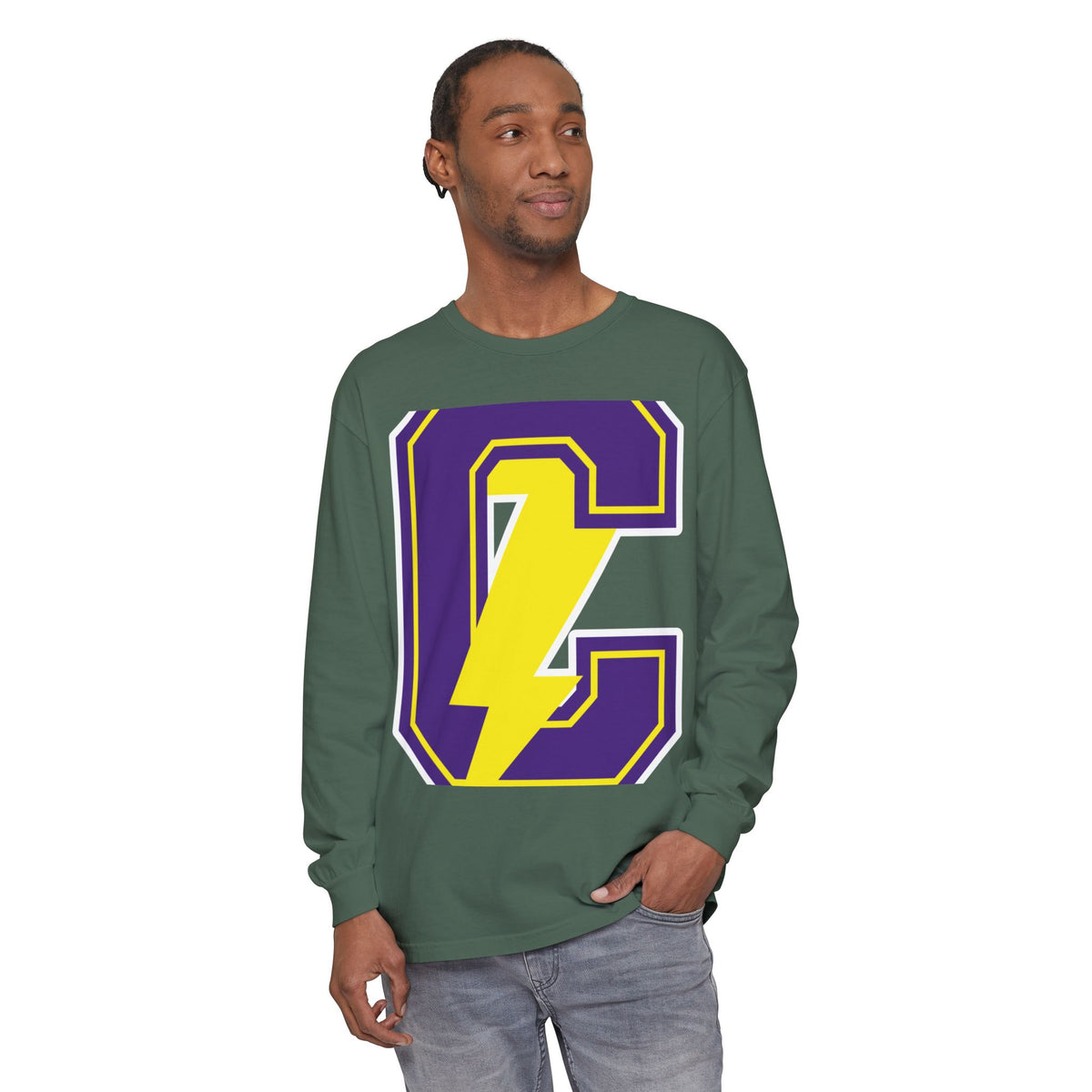 Garment-Dyed Long Sleeve Tee