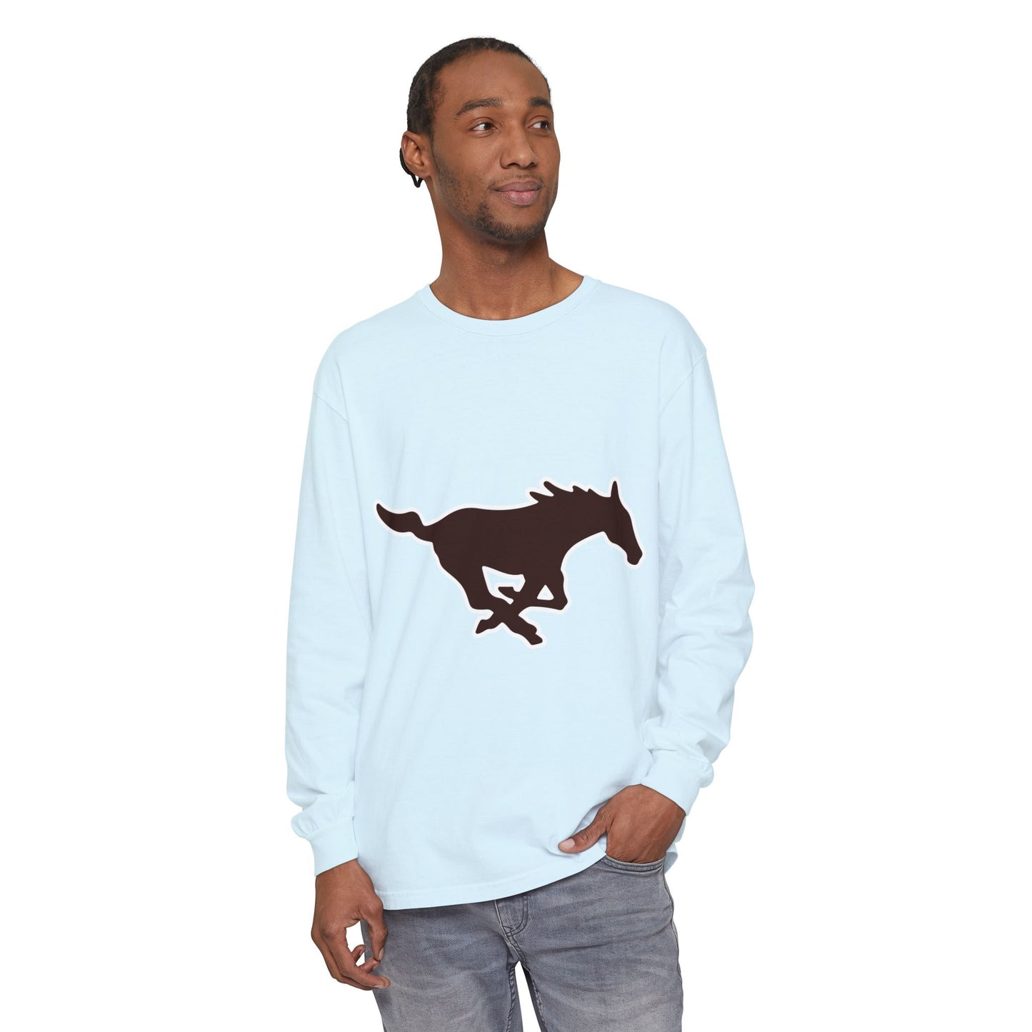 Garment-Dyed Long Sleeve Tee