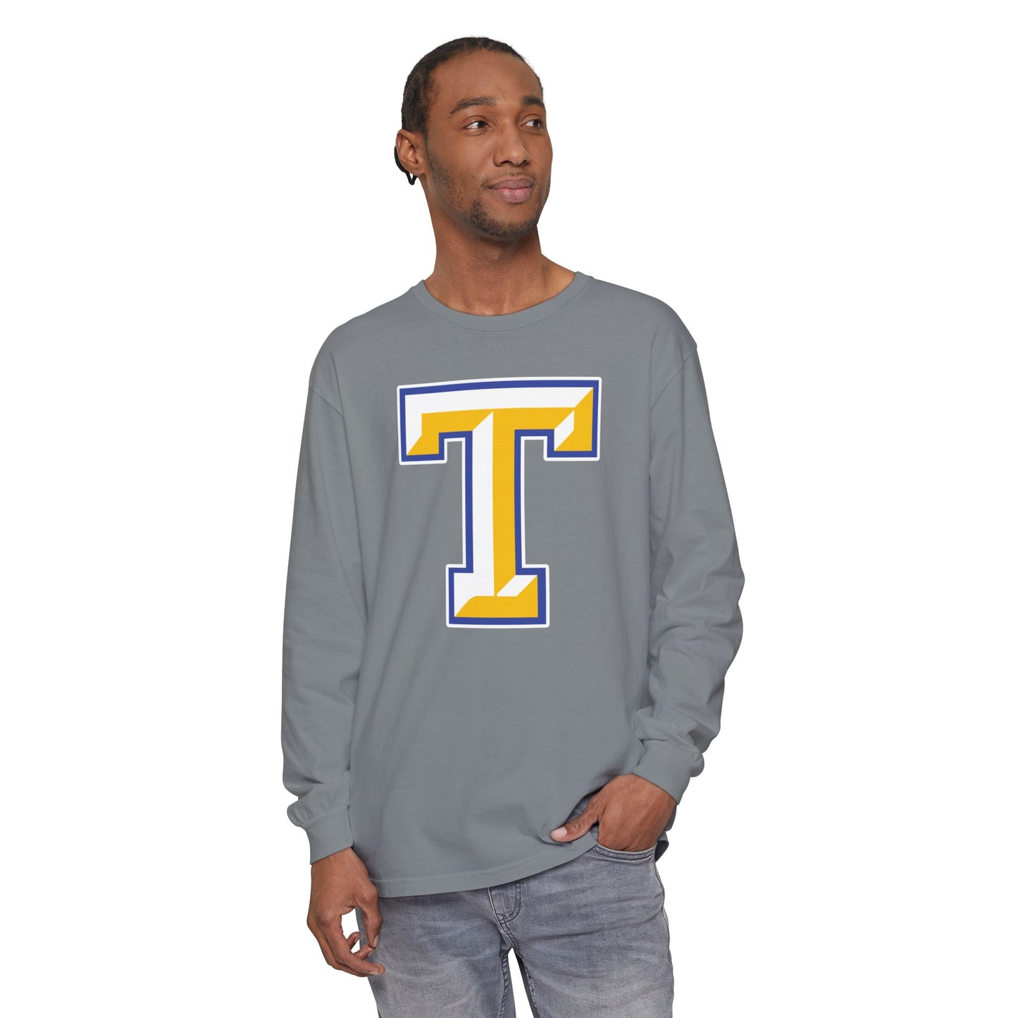 Garment-Dyed Long Sleeve Tee