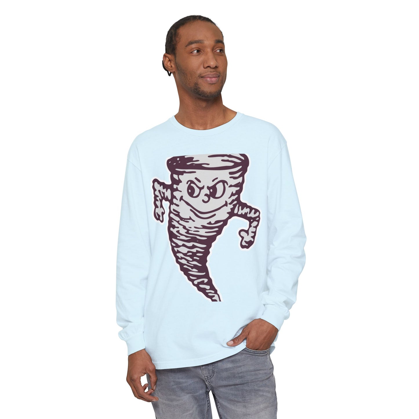 Garment-Dyed Long Sleeve Tee