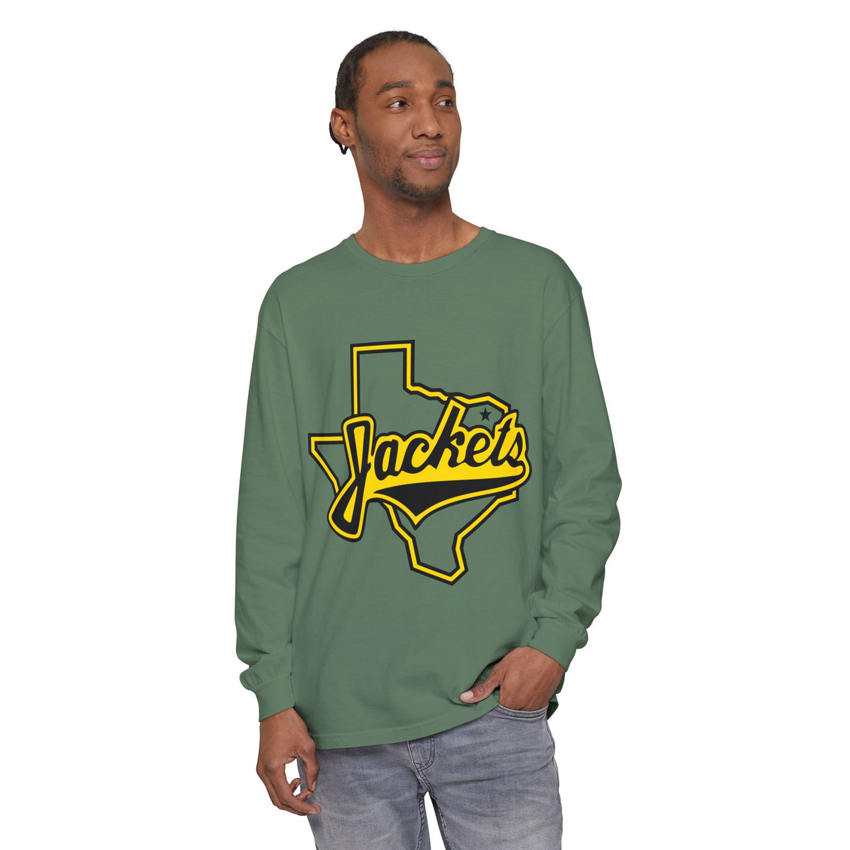 Garment-Dyed Long Sleeve Tee