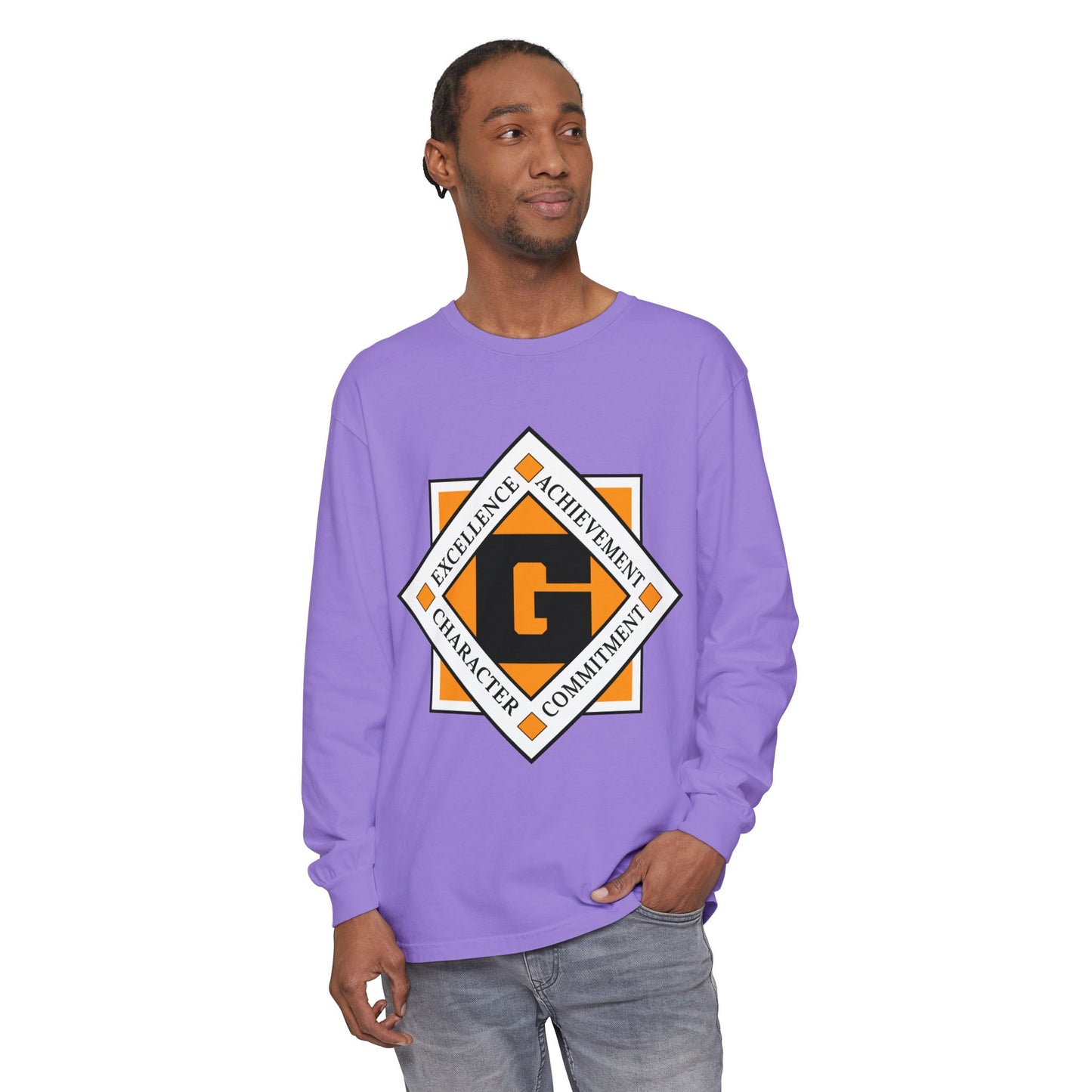 Garment-Dyed Long Sleeve Tee