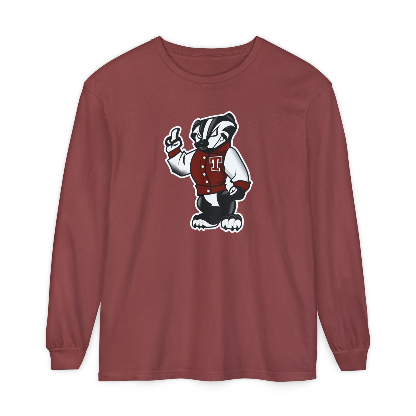 Garment-Dyed Long Sleeve Tee