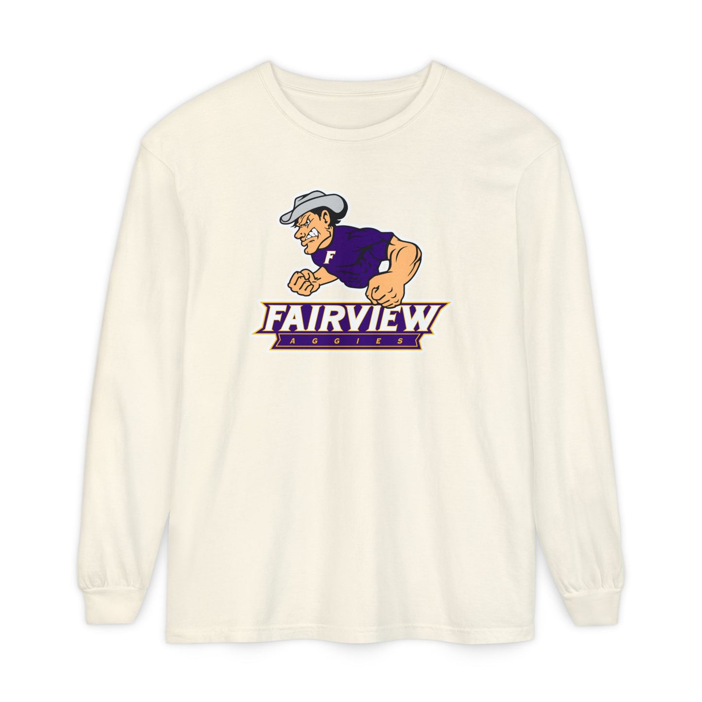 Garment-Dyed Long Sleeve Tee