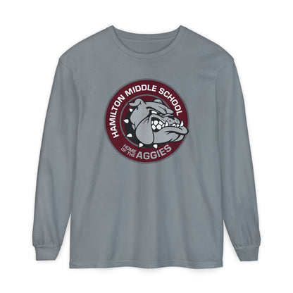 Garment-Dyed Long Sleeve Tee
