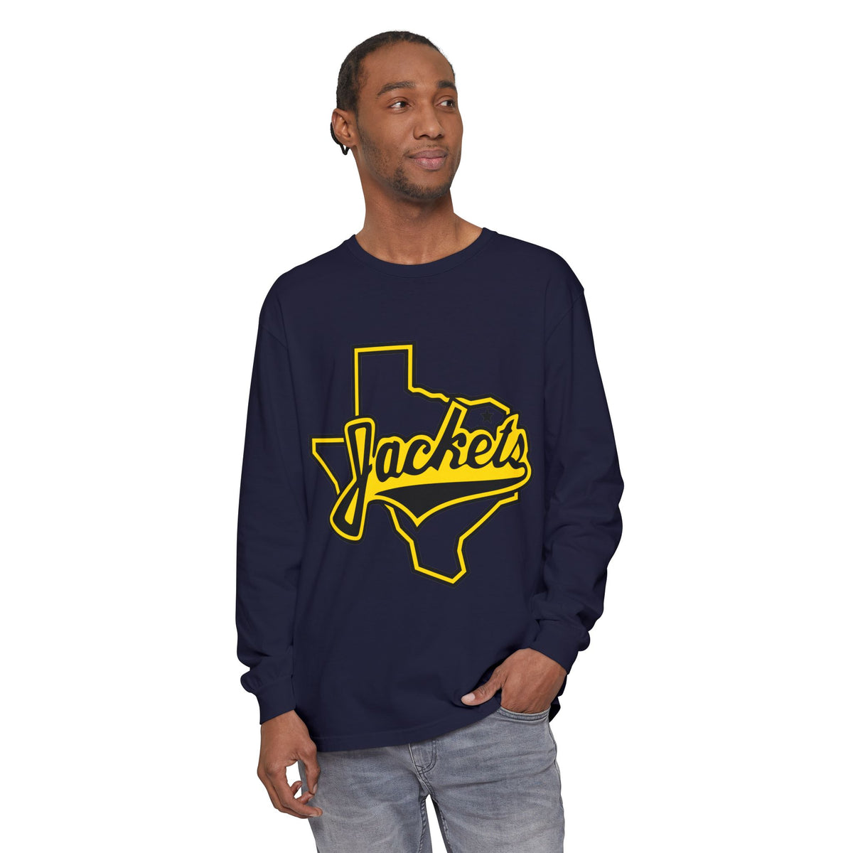 Garment-Dyed Long Sleeve Tee