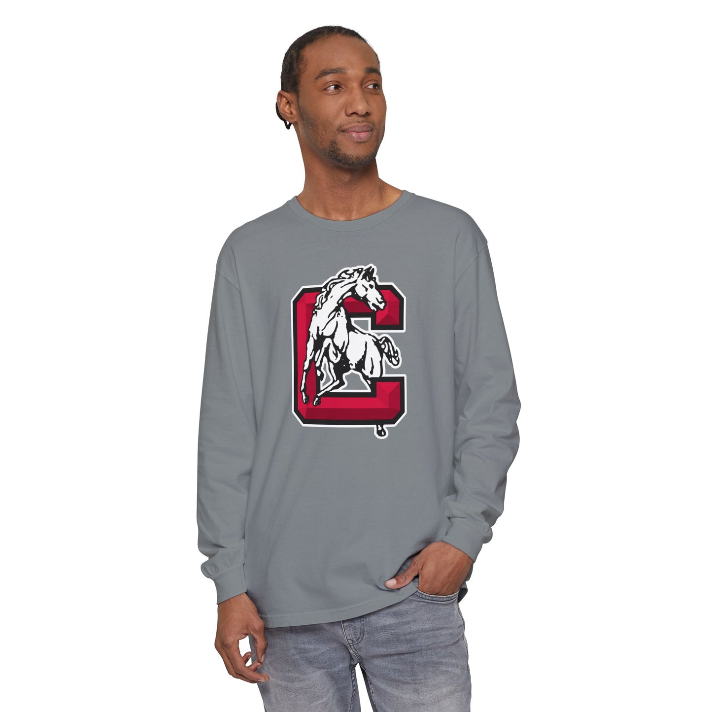 Garment-Dyed Long Sleeve Tee