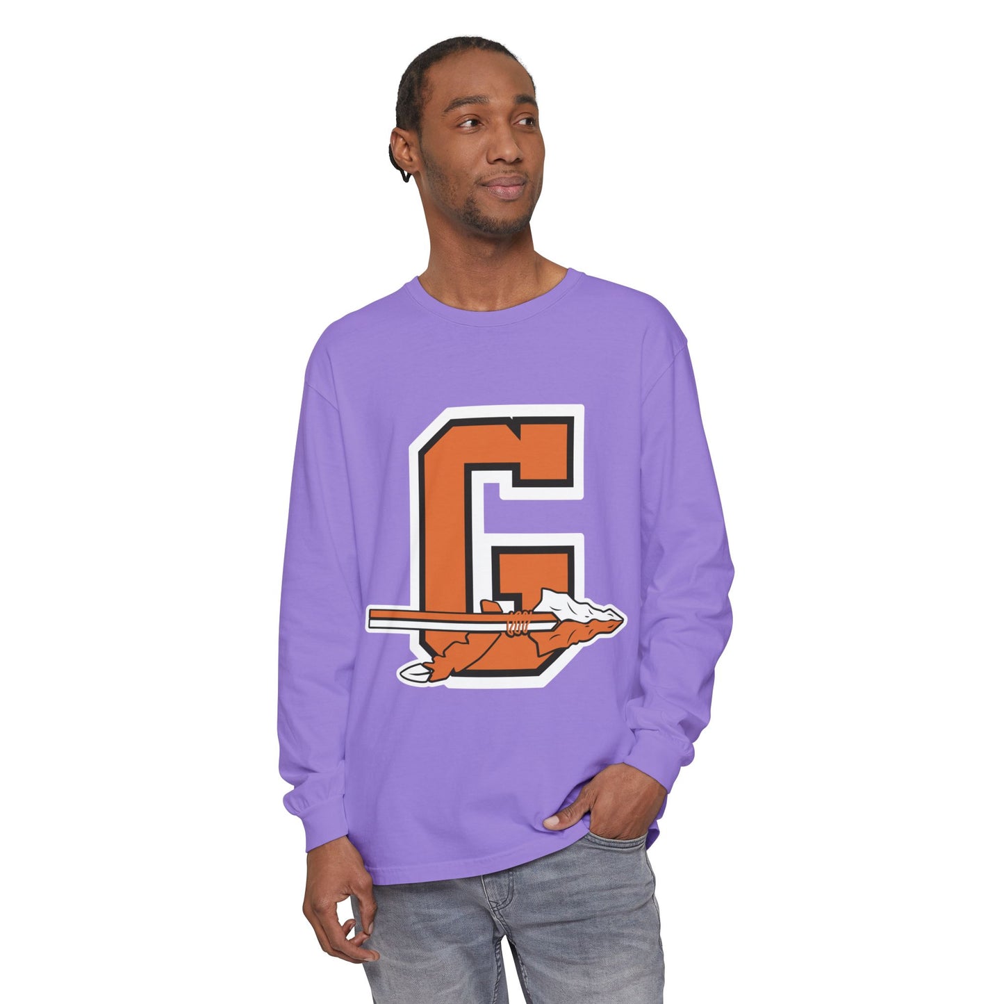 Garment-Dyed Long Sleeve Tee