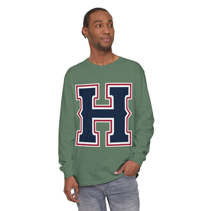 Garment-Dyed Long Sleeve Tee