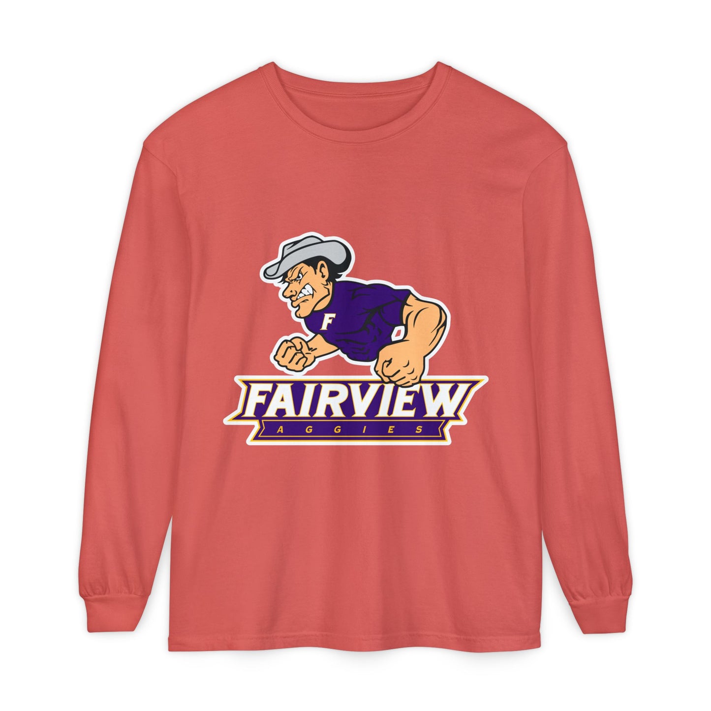 Garment-Dyed Long Sleeve Tee