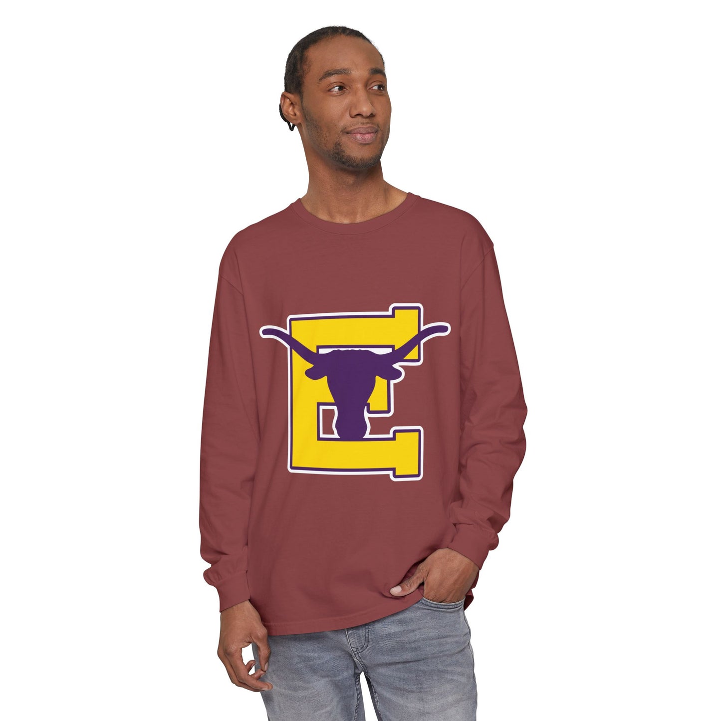 Garment-Dyed Long Sleeve Tee