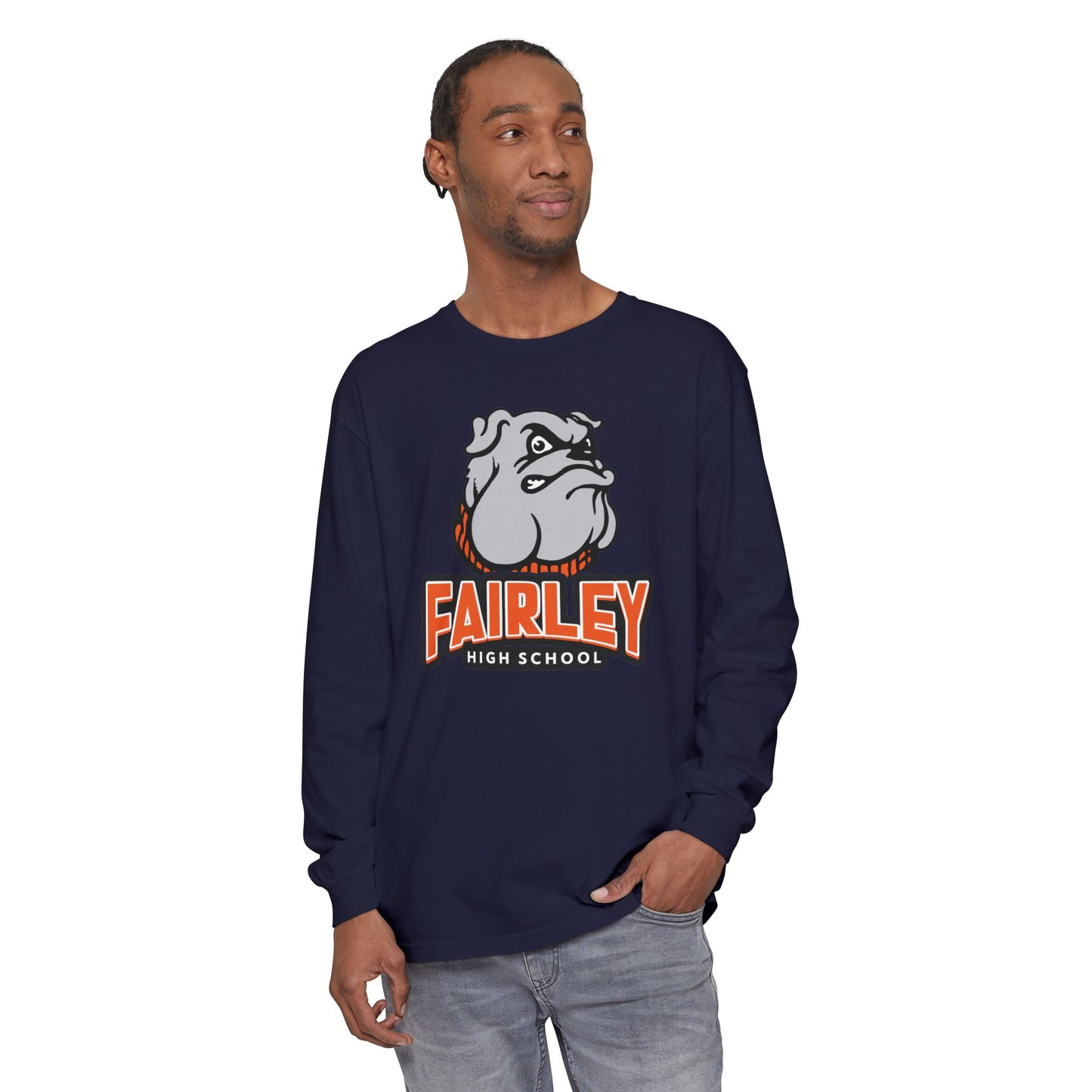 Garment-Dyed Long Sleeve Tee