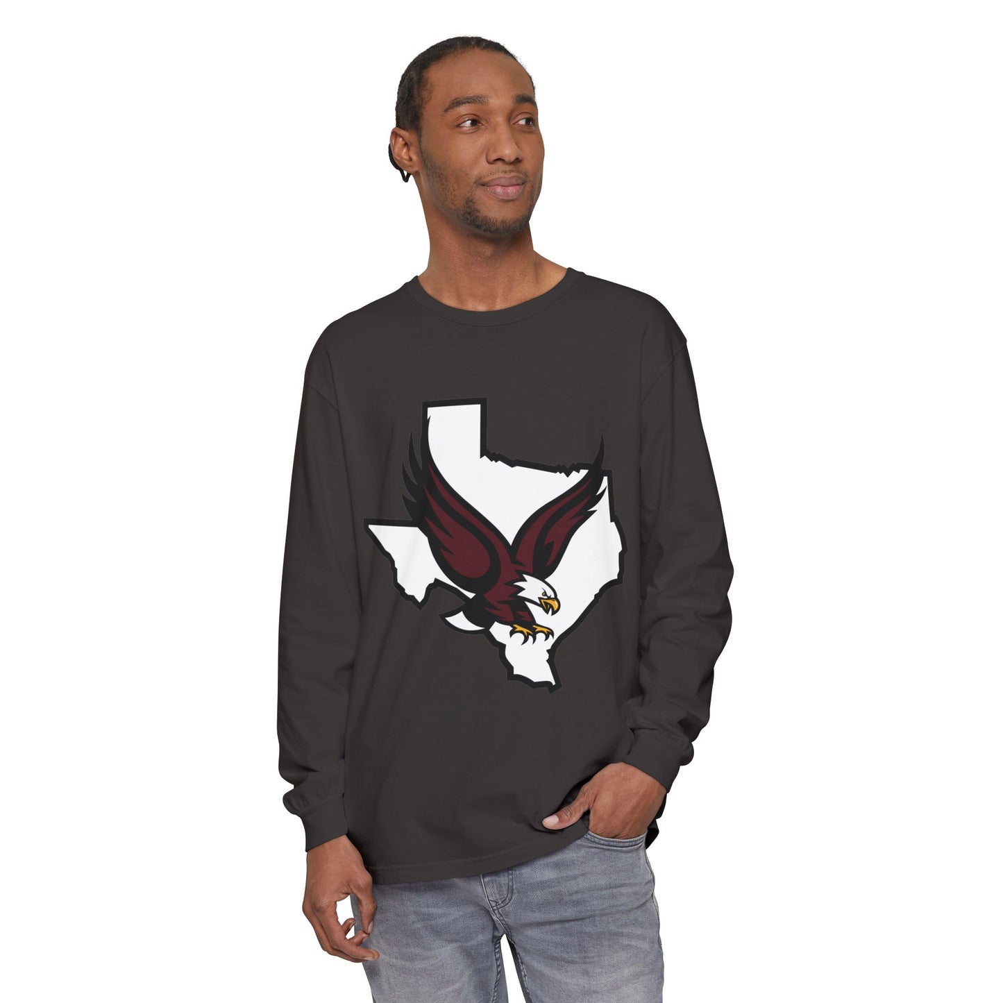 Garment-Dyed Long Sleeve Tee