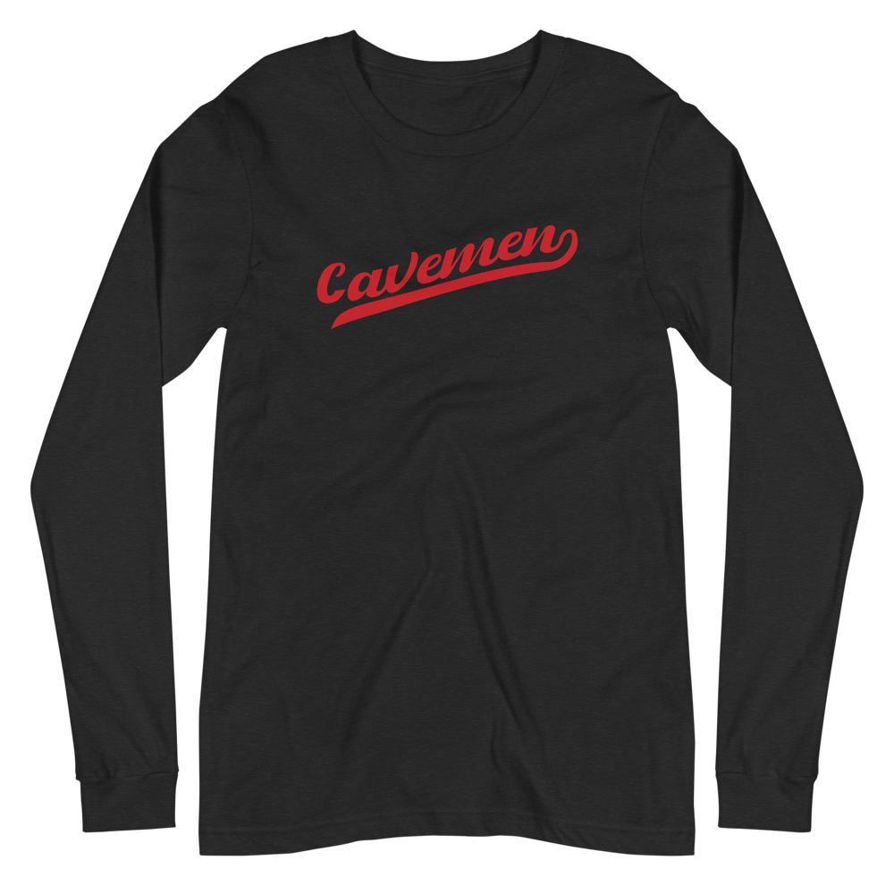 American Fork Cavemen Design 13 — Black Heather