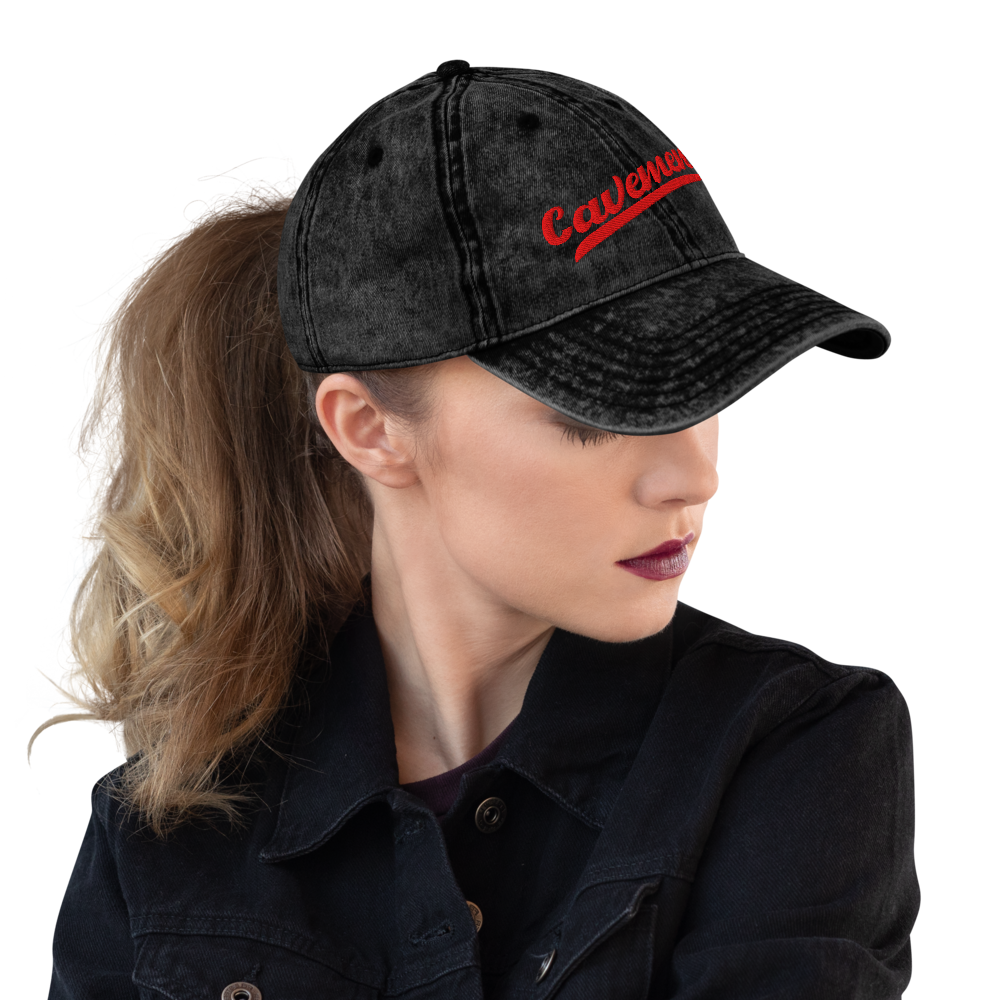 American Fork Cavemen Design 13 — Black