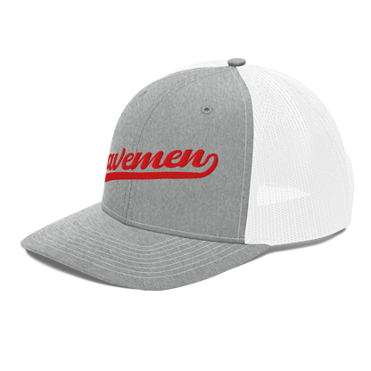 American Fork Cavemen Design 13 — Heather Grey/White