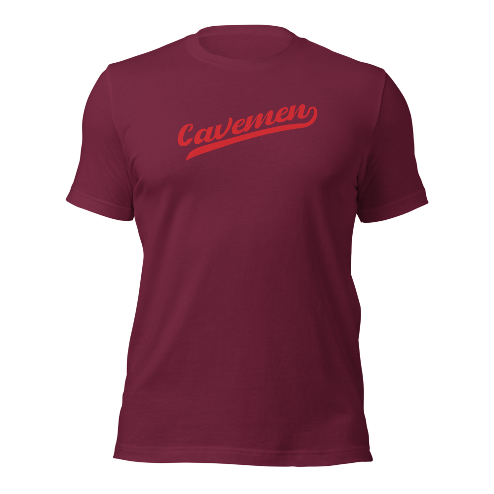 American Fork Cavemen Design 13 — Maroon
