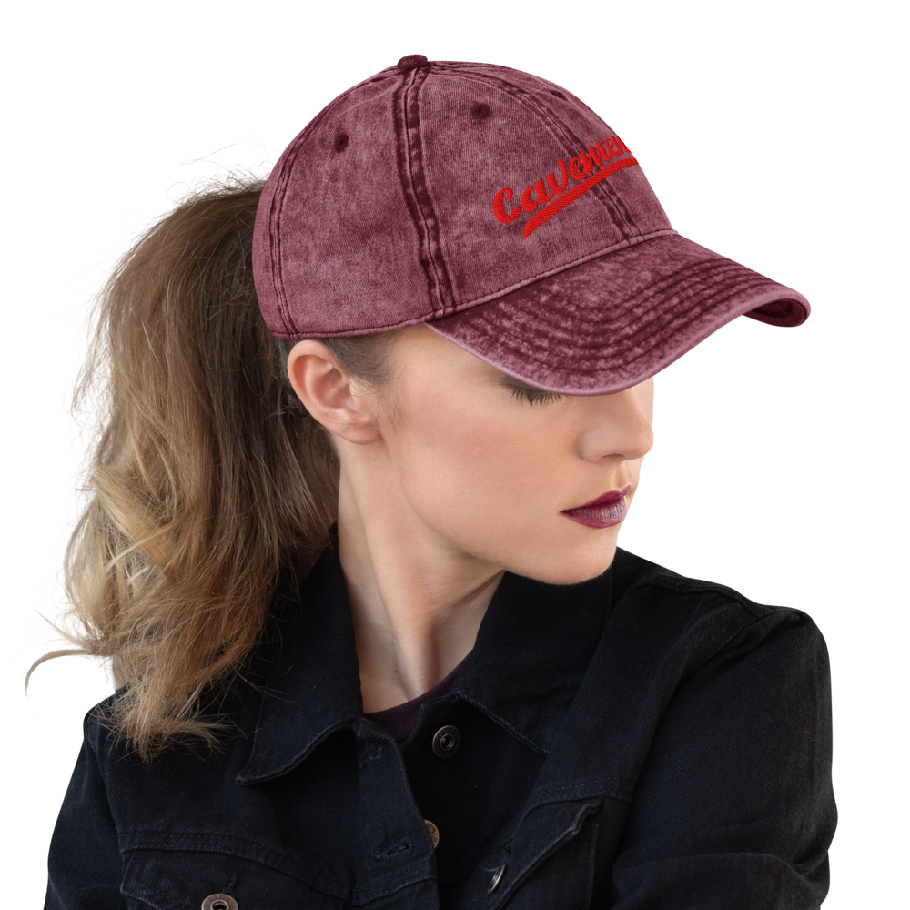 American Fork Cavemen Design 13 — Maroon
