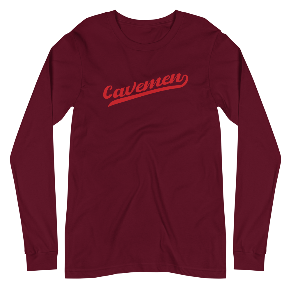 American Fork Cavemen Design 13 — Maroon