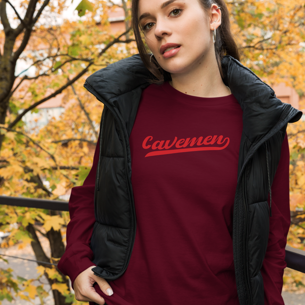 American Fork Cavemen Design 13 — Maroon