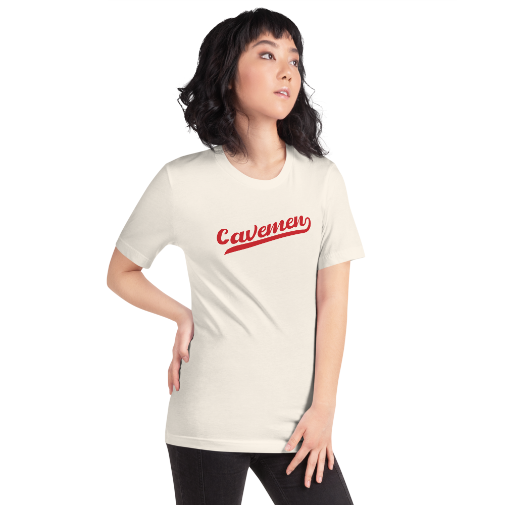American Fork Cavemen Design 13 — Vintage White