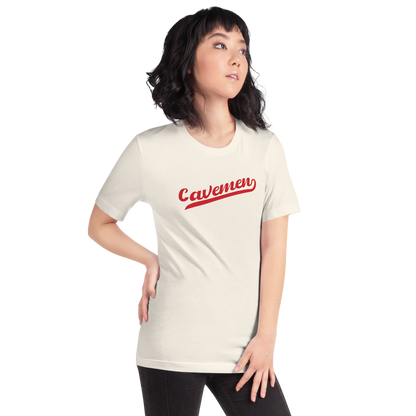 American Fork Cavemen Design 13 — Vintage White