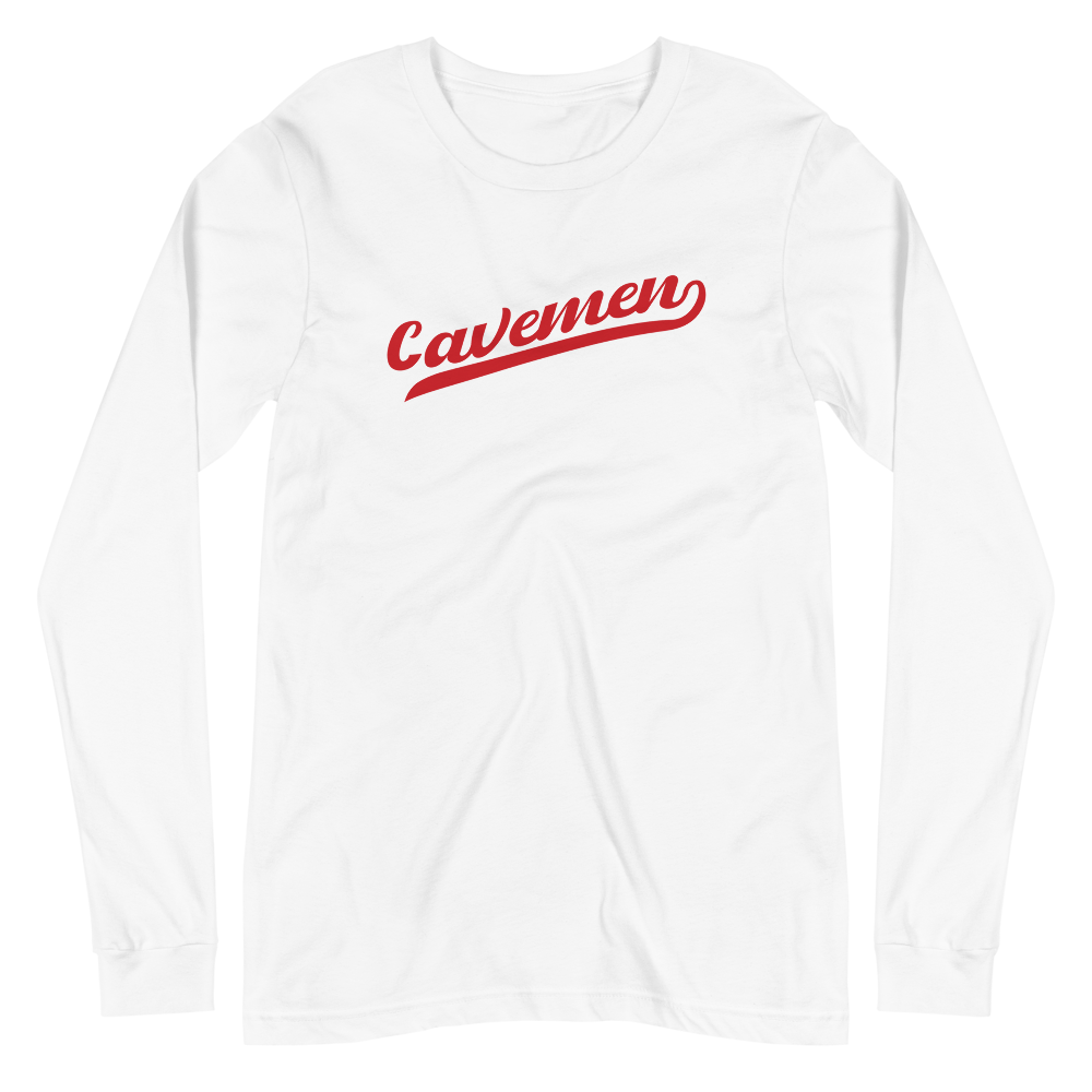 American Fork Cavemen Design 13 — White