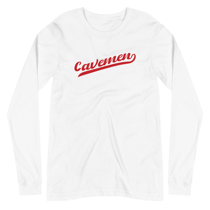 American Fork Cavemen Design 13 — White
