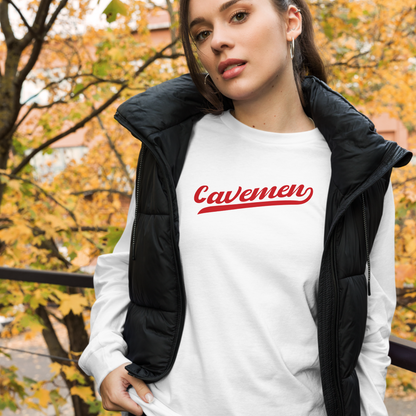 American Fork Cavemen Design 13 — White