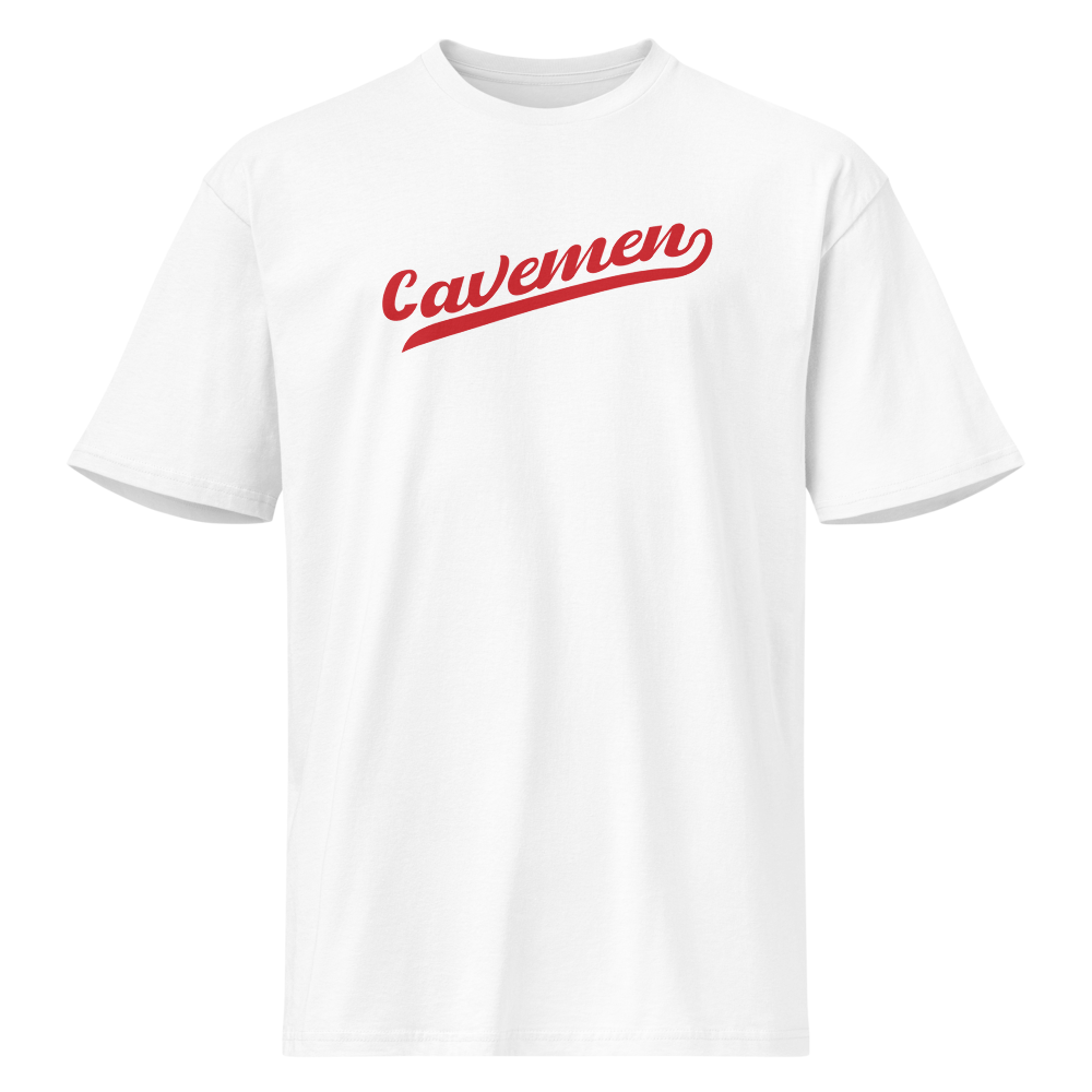 American Fork Cavemen Design 13 — White
